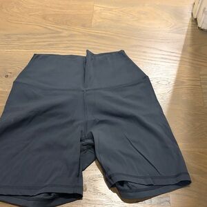 Women's Black High-Waisted Shorts